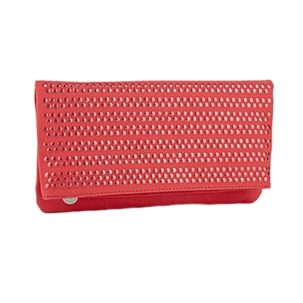 NWOT BCBGeneration Tess Foldover Studded Clutch
